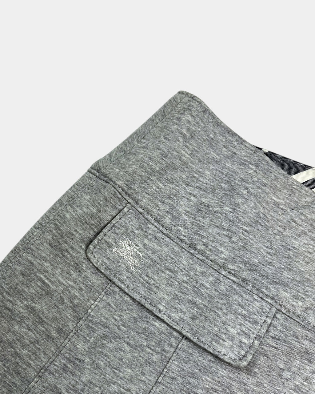 Burberry Blue Label Grey Pleated Skirt