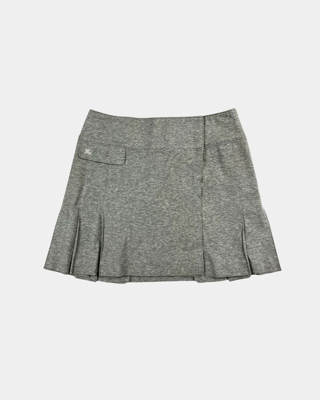 Burberry Blue Label Grey Pleated Skirt