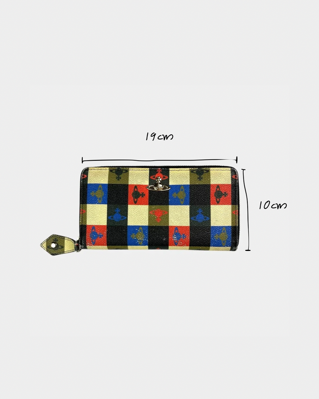 Vivienne Westwood Checkered Print Wallet