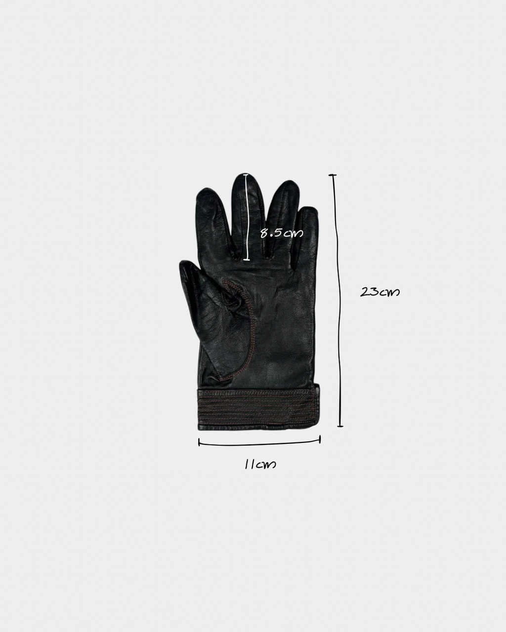 Vivienne Westwood Black Leather Gloves