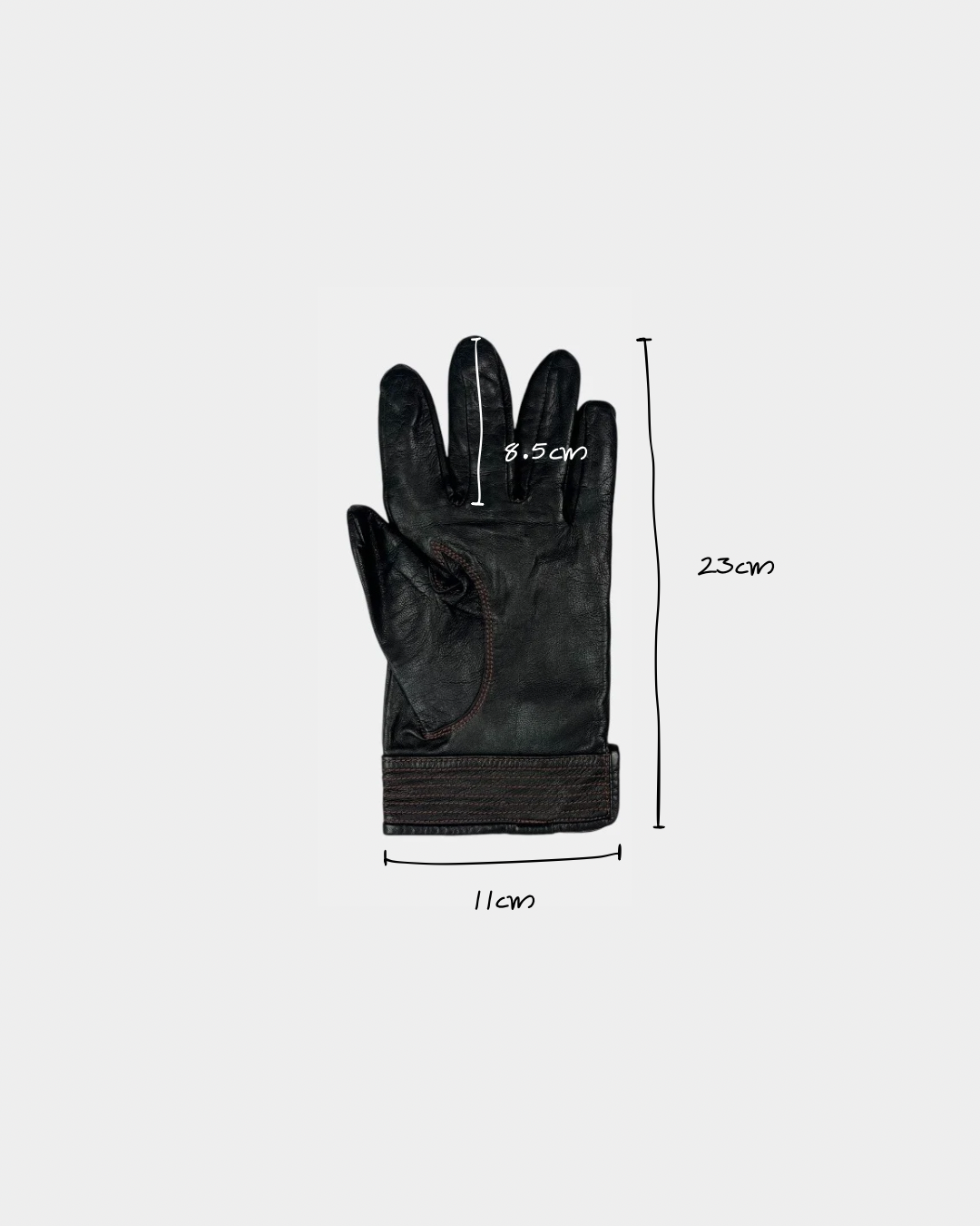 Vivienne Westwood Black Leather Gloves