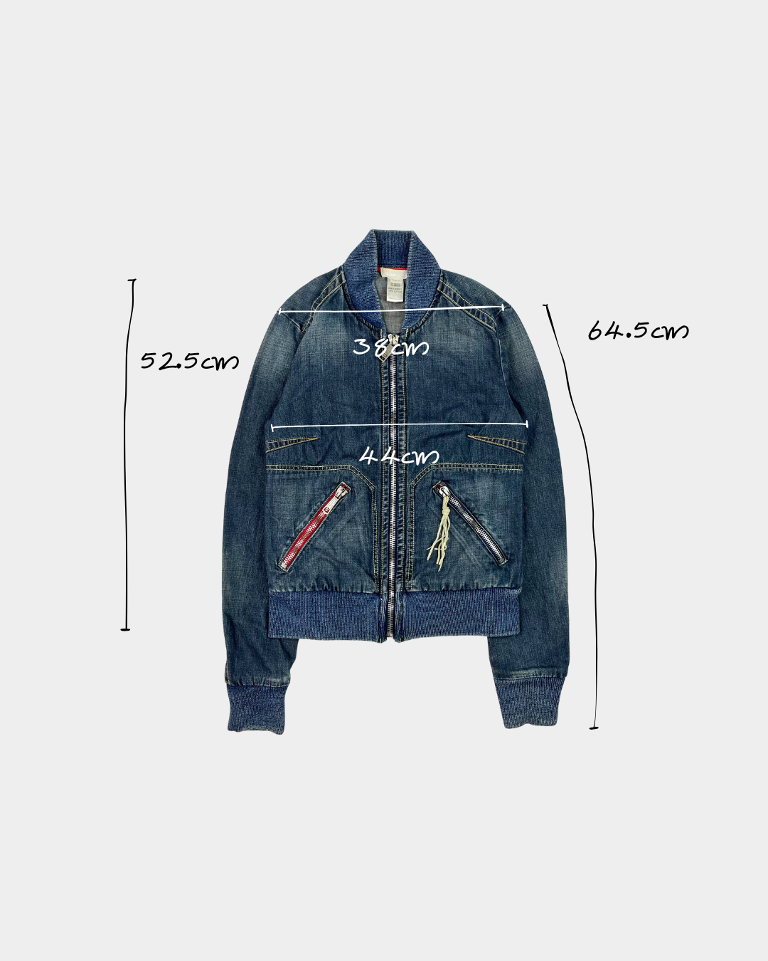 Diesel Denim Pegasus Bomber Jacket