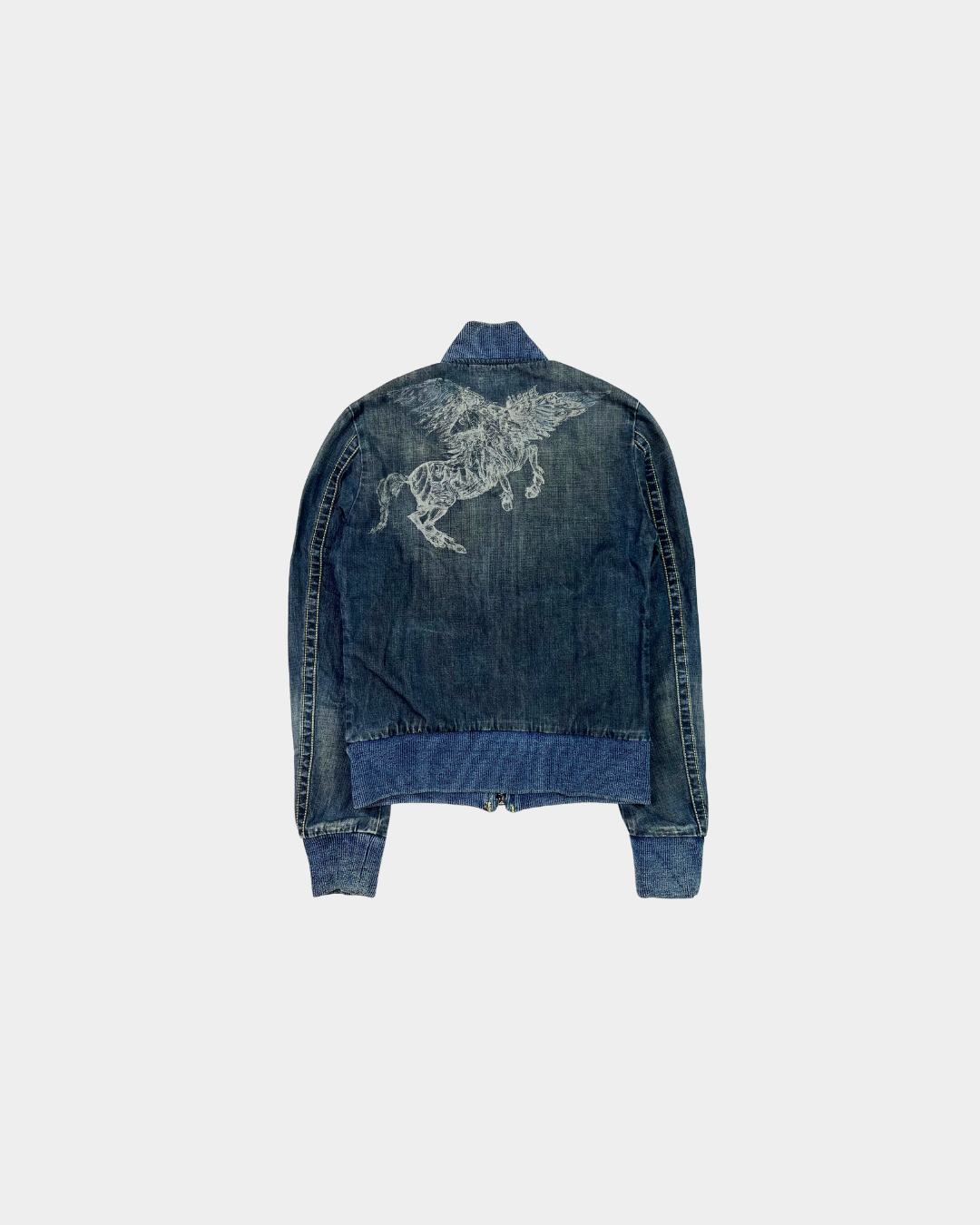 Diesel Denim Pegasus Bomber Jacket
