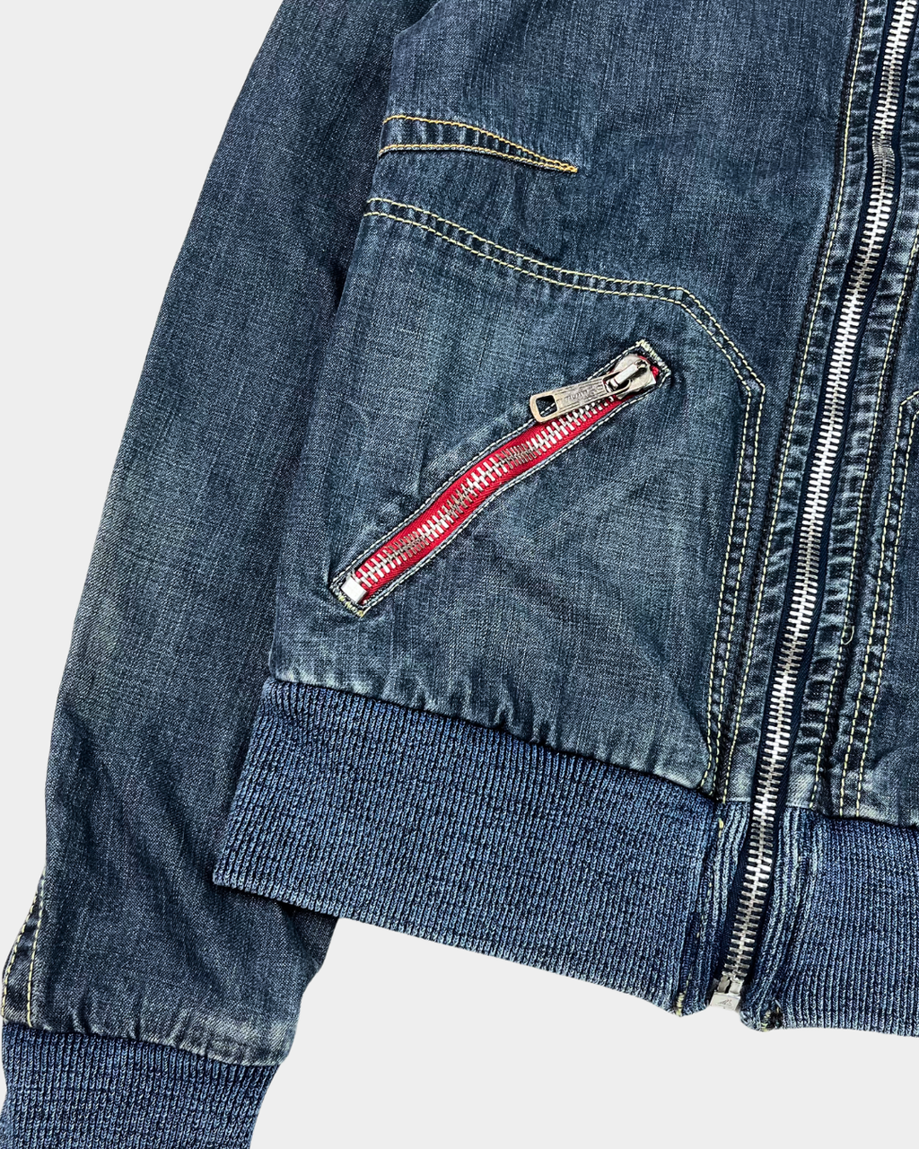 Diesel Denim Pegasus Bomber Jacket