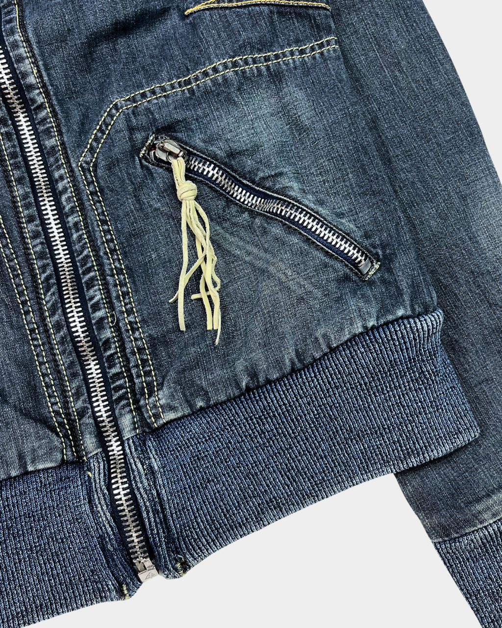 Diesel Denim Pegasus Bomber Jacket