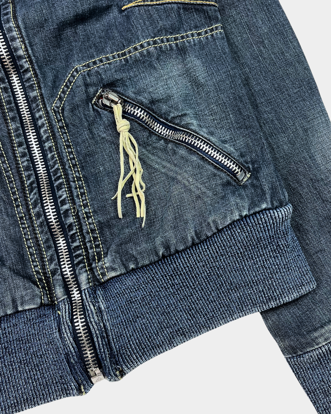 Diesel Denim Pegasus Bomber Jacket