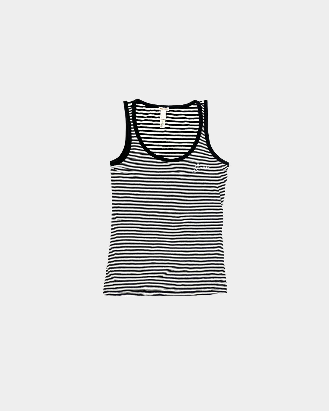 Diesel Striped Tank Top w/ Embroidered Logo