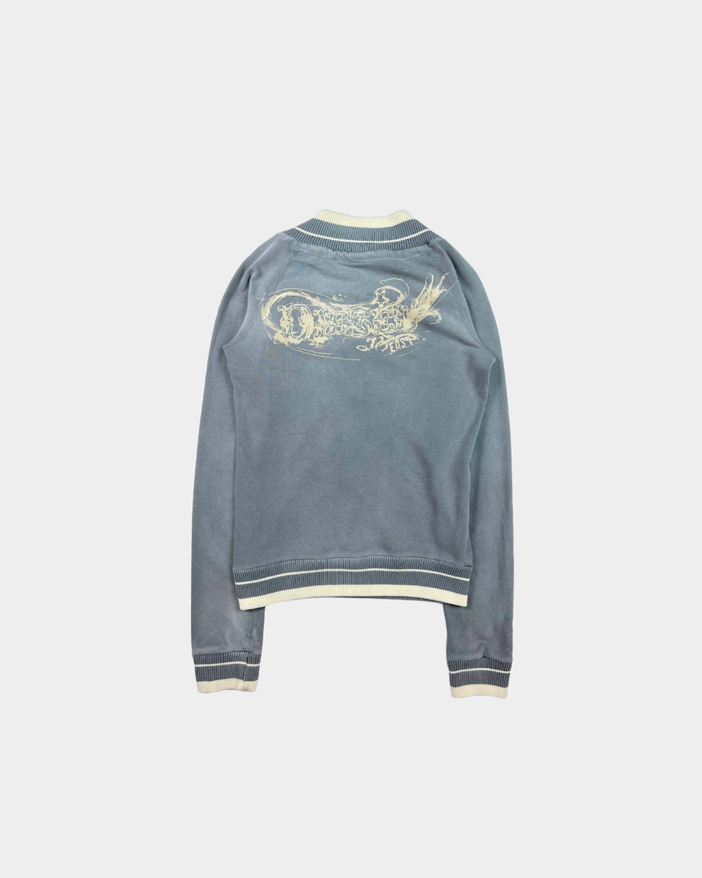 Diesel Vintage Wash Baby Blue Sweater