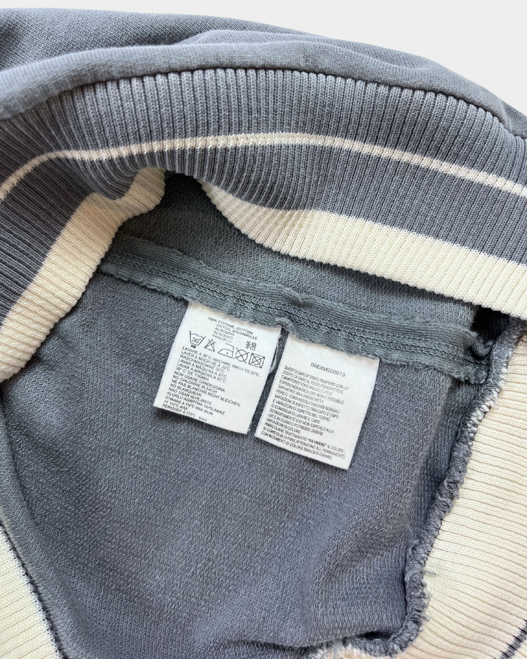 Diesel Vintage Wash Baby Blue Sweater