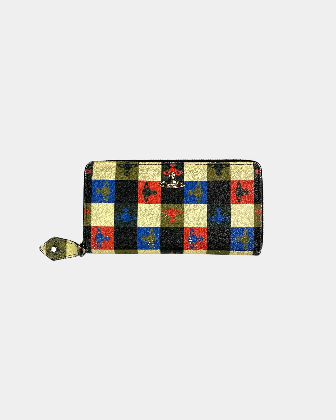 Vivienne Westwood Checkered Print Wallet