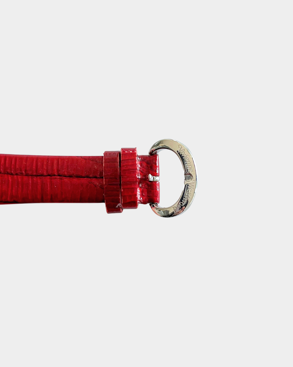 Vivienne Westwood Red Leather Strap Quartz Watch