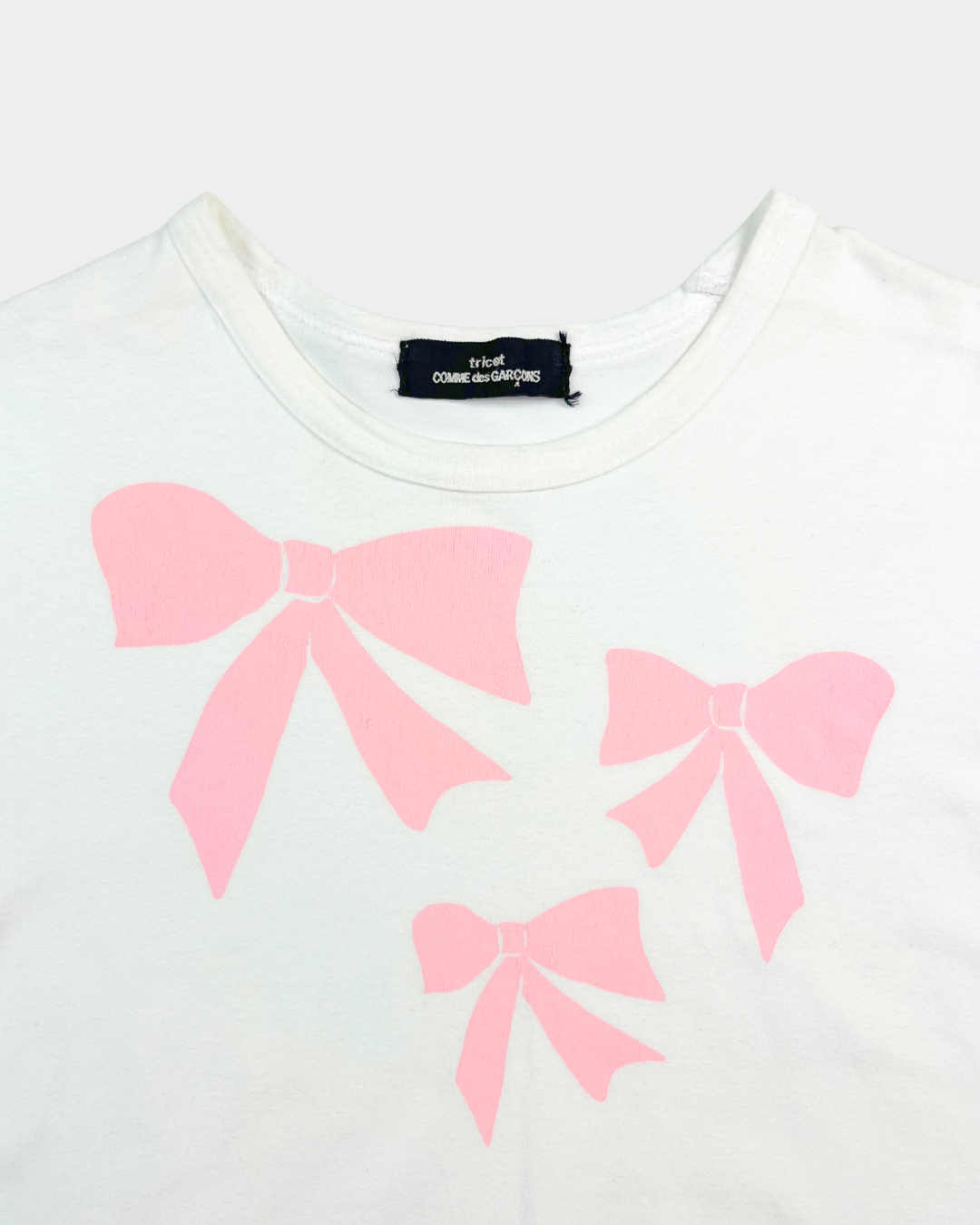tricot COMME des GARÇONS Shirt Pink Bows T-Shirt