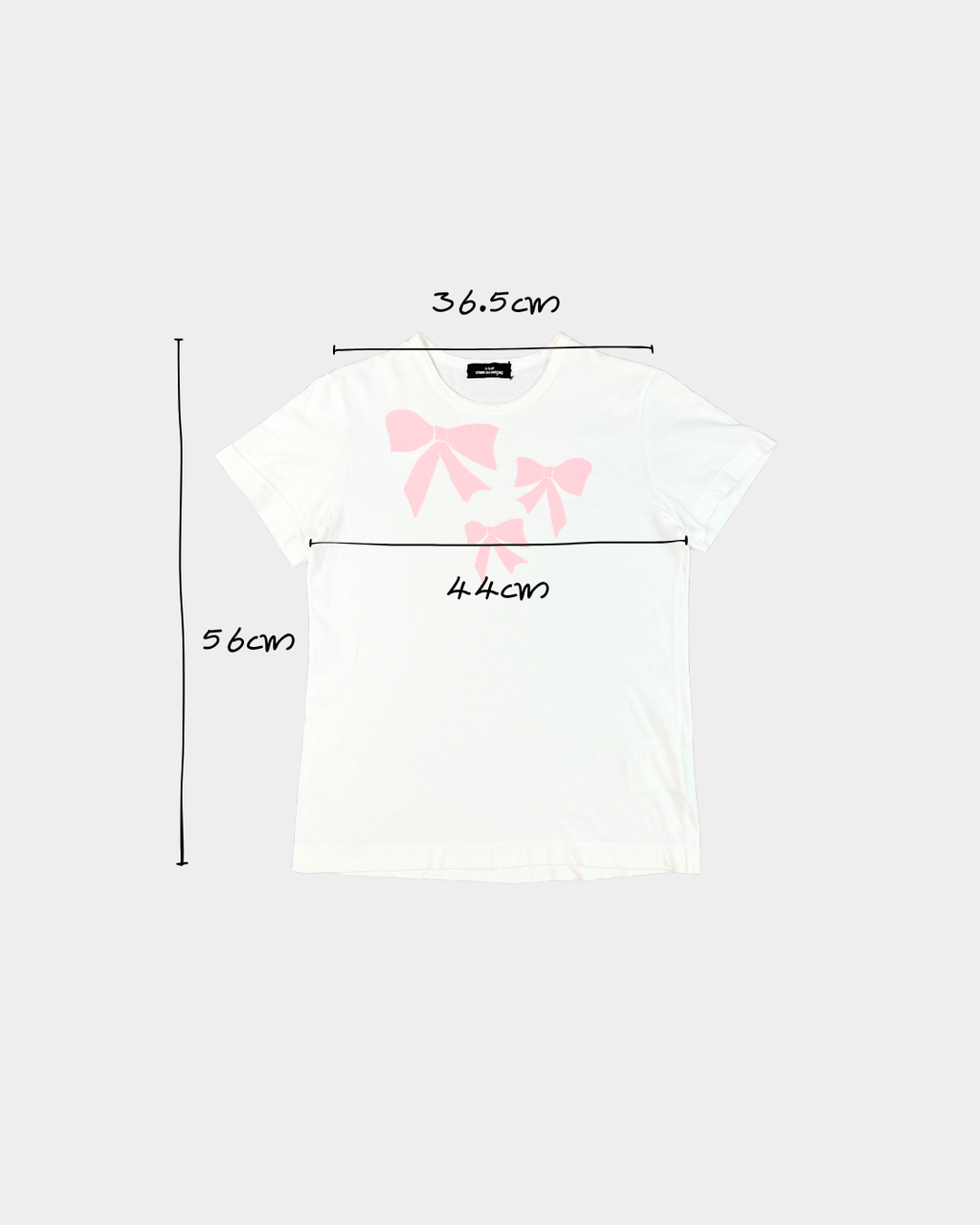 tricot COMME des GARÇONS Shirt Pink Bows T-Shirt