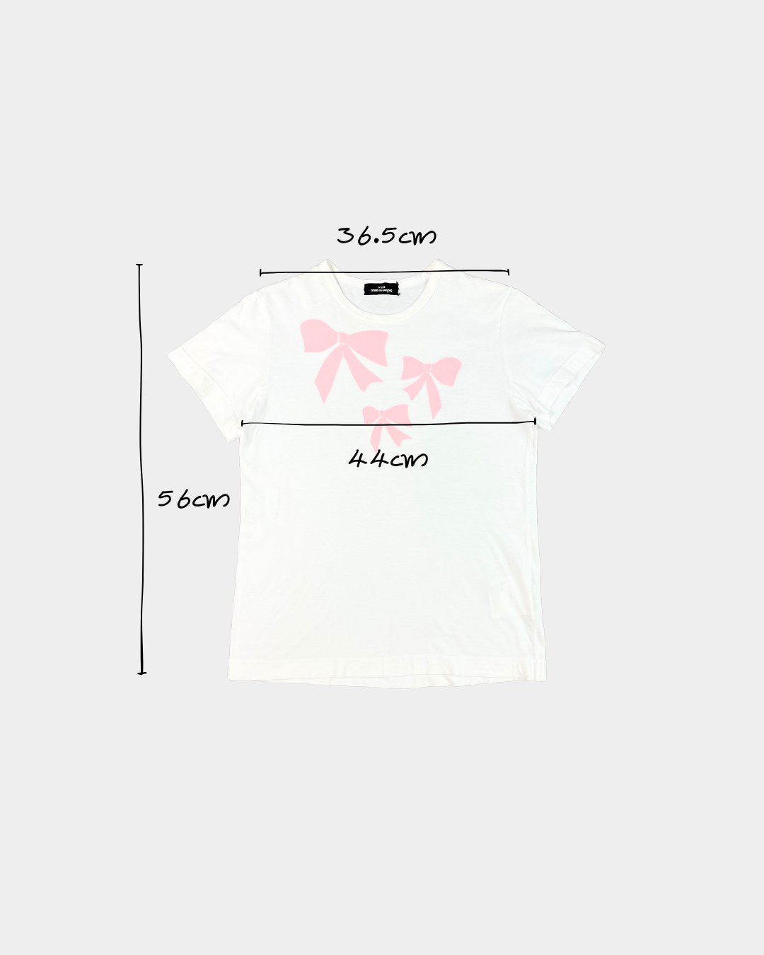 tricot COMME des GARÇONS Shirt Pink Bows T-Shirt